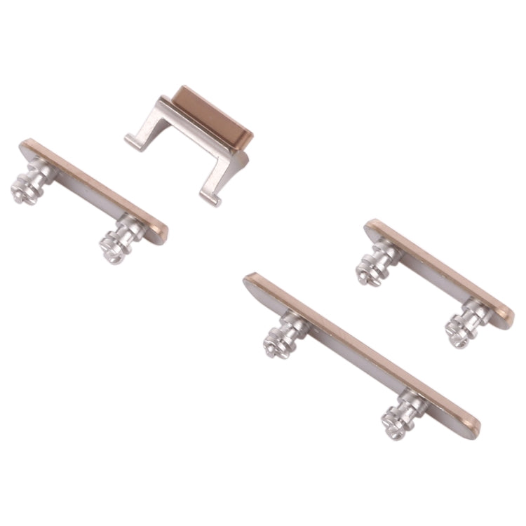 Replacement Side Keys (Power, Volume, Mute) for iPhone XS / XS Max - Gold Edition