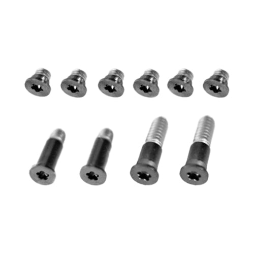 10-in-1 MacBook Air Retina 13" A1932 Bottom Cover Screws Set (2018, EMC3184) - Black Replacement Parts