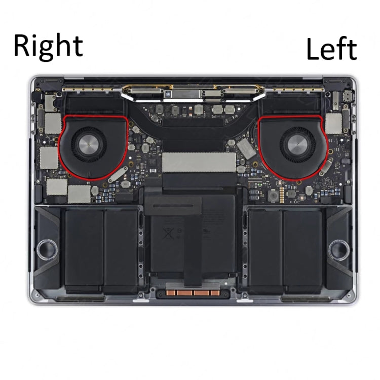 Replacement CPU Cooling Fan for MacBook Pro A1989 (13 inch, 2018/2019) - 1 Pair, Fully Compatible