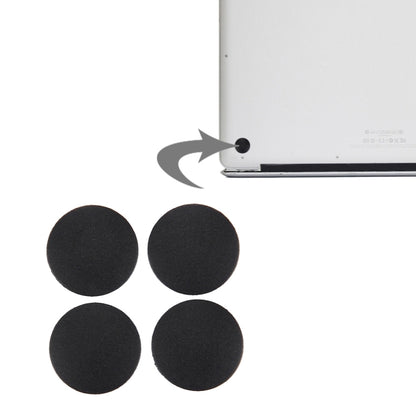 4-Pack Bottom Case Rubber Mats for MacBook Pro 13.3" (A1278), 15.4" (A1286), & 17" (A1297) 2009-2011 - Black