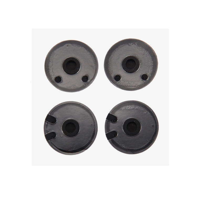 4-Pack Bottom Case Rubber Mats for MacBook Air 11.6"/13.3" (2010-2015) - A1465/A1370 (Black)