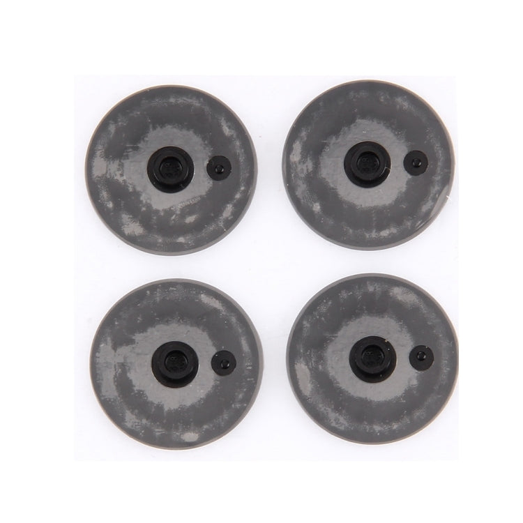 4 PCS Black Bottom Case Rubber Mats for MacBook Pro Retina 13.3"/15.4" (2012-Early 2015) A1398/A1425/A1502