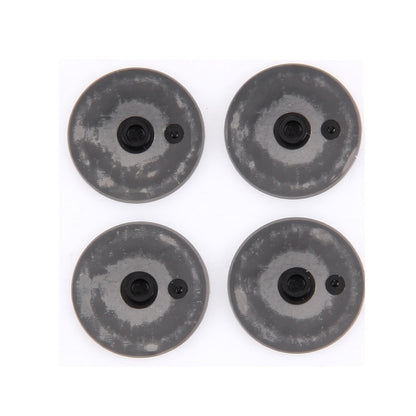 4 PCS Black Bottom Case Rubber Mats for MacBook Pro Retina 13.3"/15.4" (2012-Early 2015) A1398/A1425/A1502