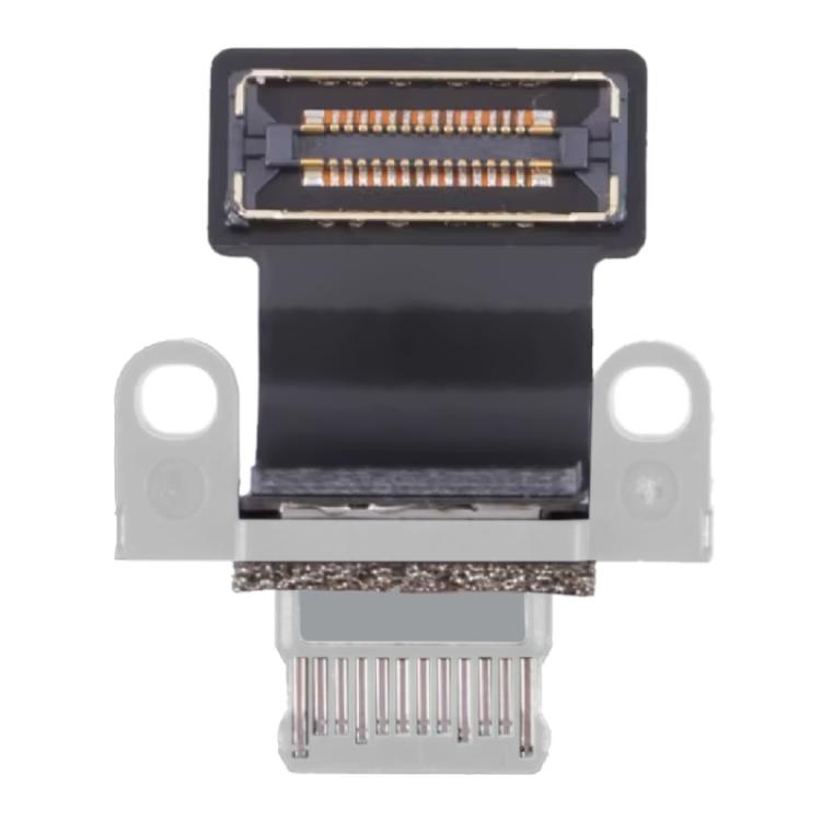 Replacement Charging Port Flex Cable for MacBook Pro 16 inch (2023, A2780) - Silver, Compatible & Tested