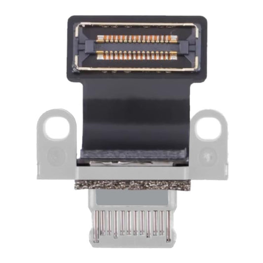 Replacement Charging Port Flex Cable for MacBook Pro 16 inch (2023, A2780) - Silver, Compatible & Tested