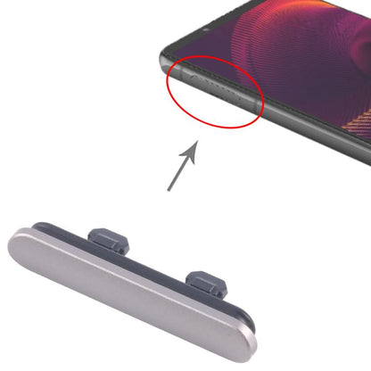 Original Dustproof SIM Card Cap for Sony Xperia 5 III (Silver) - Replacement Part, Professional Installation Recommended
