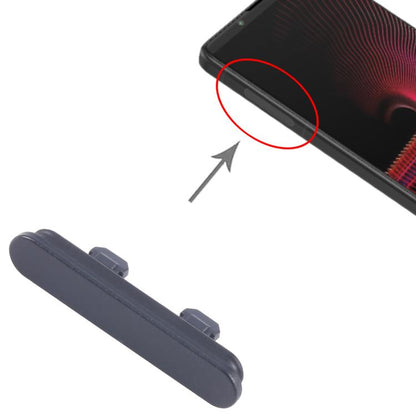 Original Dustproof Cap with SIM Card for Sony Xperia 1 III (Black) - Replacement Part, Professional Installation Recommended