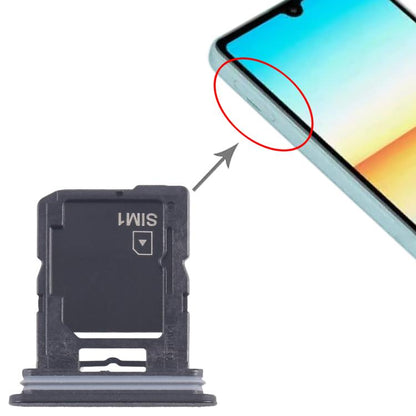 Replacement SIM & Micro SD Card Tray for Sony Xperia Ace III - Black, Quality Part for Easy Installation