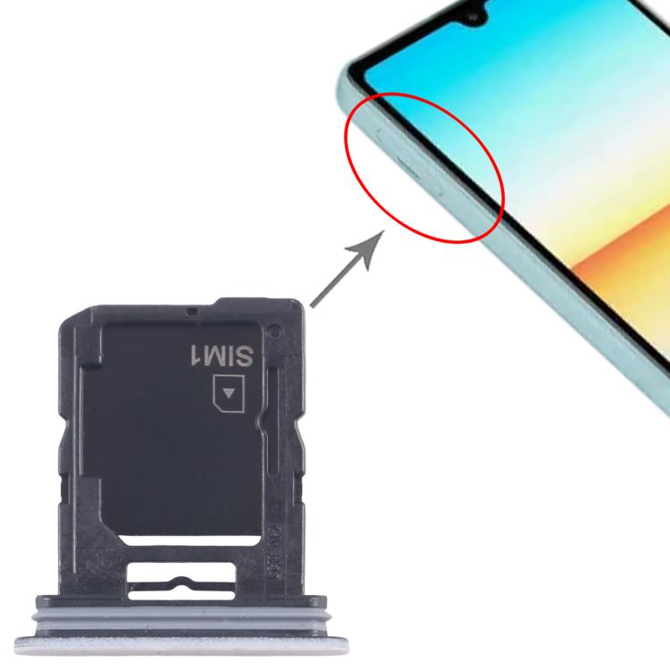 Replacement SIM & Micro SD Card Tray for Sony Xperia Ace III (White) - Perfect Fit & Quality Checked