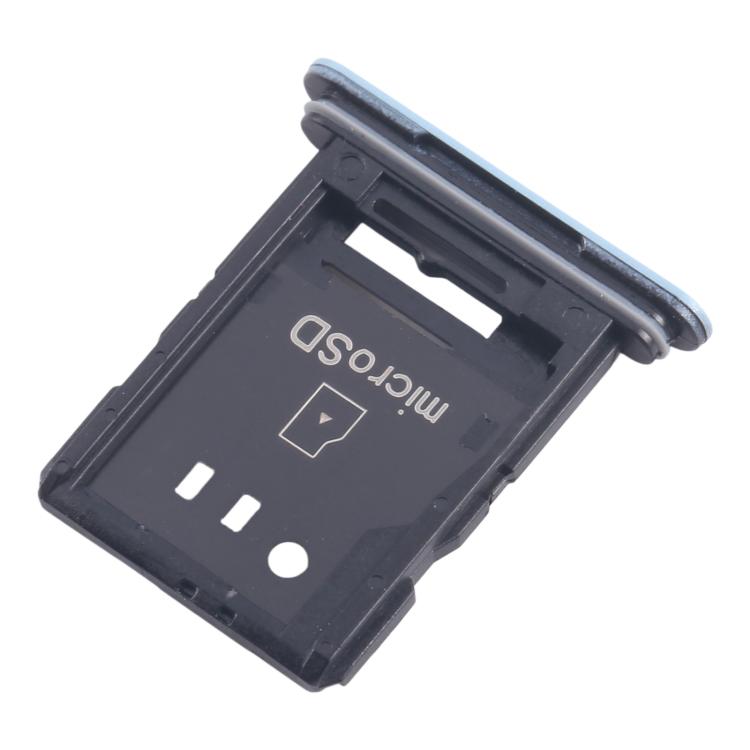 Sony Xperia 10 VI SIM & Micro SD Card Tray Replacement (Blue) - Compatible, Quality Checked