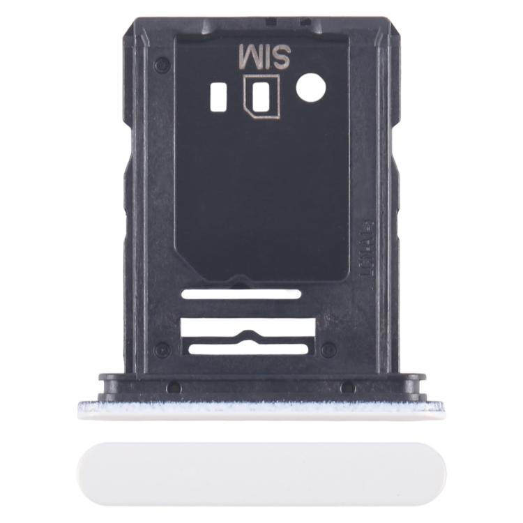 Sony Xperia 10 VI SIM & Micro SD Card Tray Replacement (White) - Fully Compatible & Tested