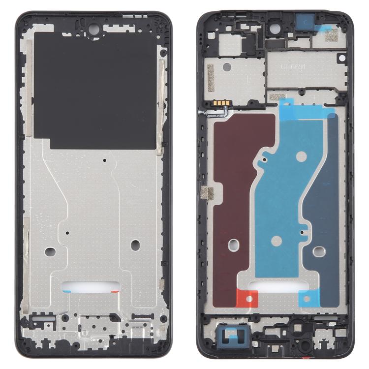 ZTE Blade A75 4G / V60 Black Front Housing LCD Frame Bezel Plate Replacement Part