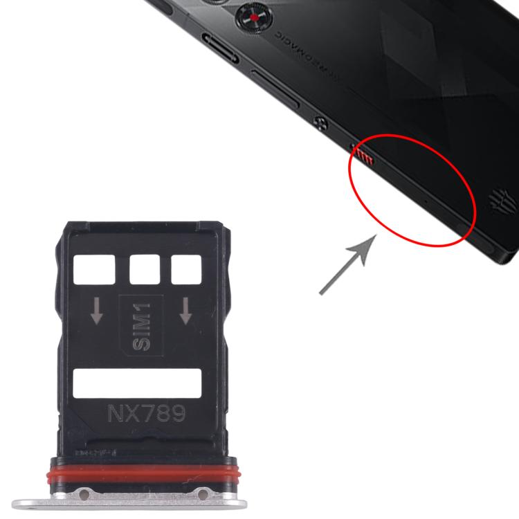 ZTE nubia RedMagic 10 Pro Replacement SIM Card + SIM Tray (Silver) - Perfect Fit, Professional Installation Recommended