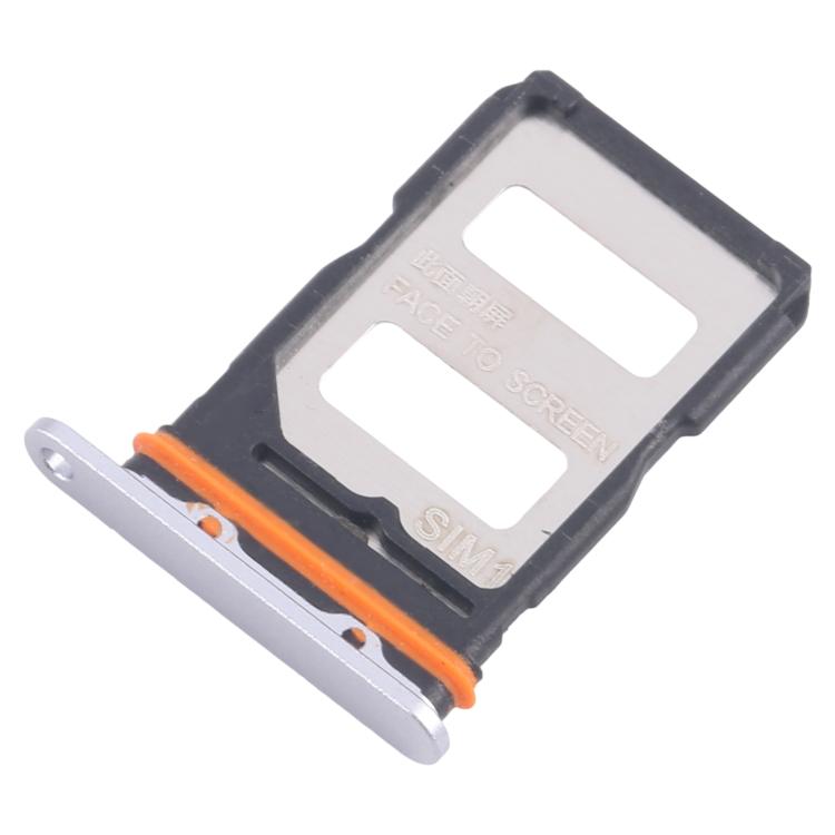 Xiaomi 14T Pro 5G Original SIM Card Tray Set - 10pcs Replacement Trays (Silver) for Seamless Compatibility