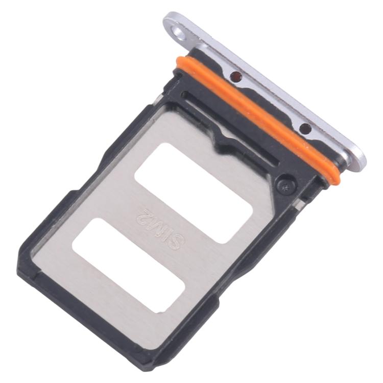 Xiaomi 14T Pro 5G Original SIM Card Tray Set - 10pcs Replacement Trays (Silver) for Seamless Compatibility
