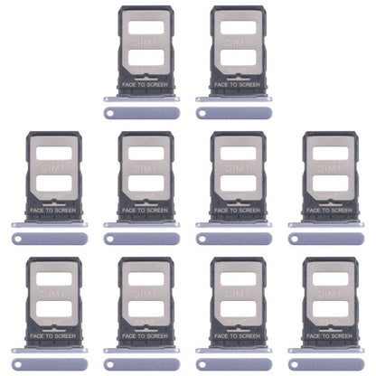 Xiaomi 14T 5G SIM Card Tray Set (10pcs) - Original Replacement Trays in Blue, Fully Compatible