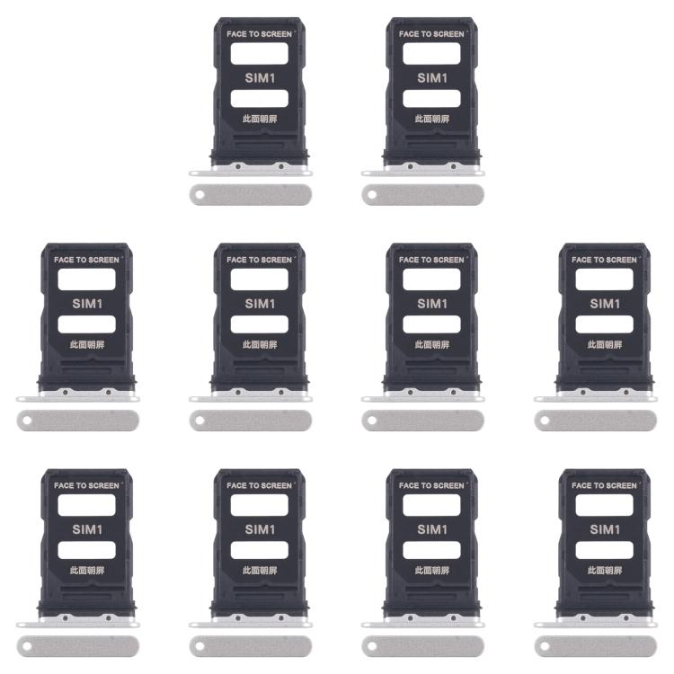 Genuine Xiaomi 15 SIM Card Tray Set (10pcs) - Original Replacement Trays in Gold for 5G Models