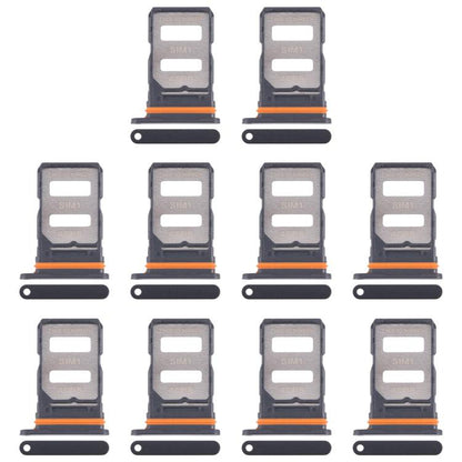 Xiaomi Redmi Turbo 4 Original SIM Card Tray Set - 10pcs (Black) for Replacement & Repair