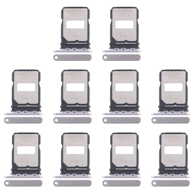 Xiaomi Redmi K80 Pro - 10pcs Original SIM Card Tray Set (Silver) for Replacement & Repair
