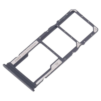 Original SIM Card Tray Set for Xiaomi Redmi 14C 4G - 10pcs (Black) + Micro SD Card Tray Replacement