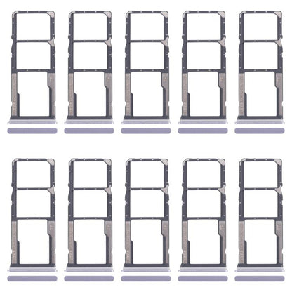 Xiaomi Redmi 14C 4G Original SIM Card Tray Set - 10pcs (Includes SIM & Micro SD Card Trays, Purple)