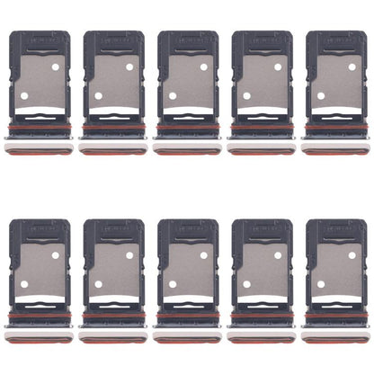 Tecno Camon 18 P Original SIM Card Tray Set (10pcs) - Includes SIM & Micro SD Card Trays (Gold)