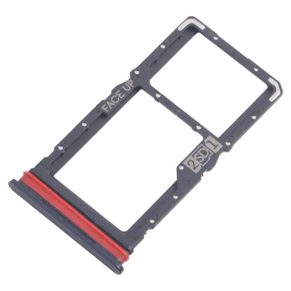 Original SIM + Micro SD Card Tray for Motorola Moto G53 XT2335-2 (10pcs, Black) - Replacement Part