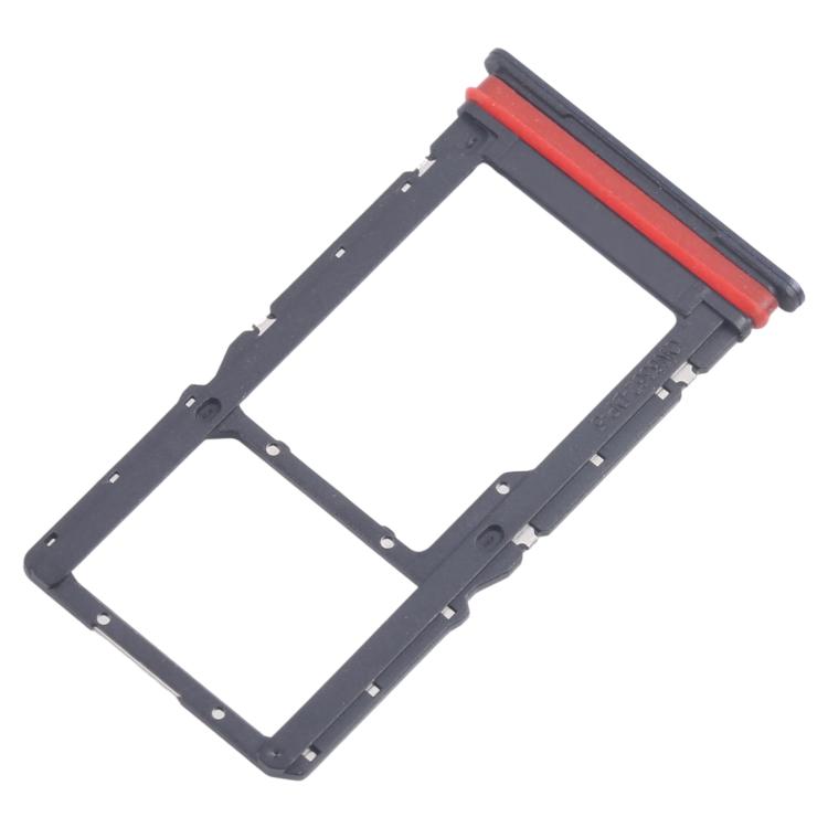 Original SIM + Micro SD Card Tray for Motorola Moto G53 XT2335-2 (10pcs, Black) - Replacement Part