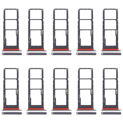 Motorola Moto E40 Original SIM Card Tray Set (10pcs) - Includes SIM & Micro SD Card Trays (Grey)