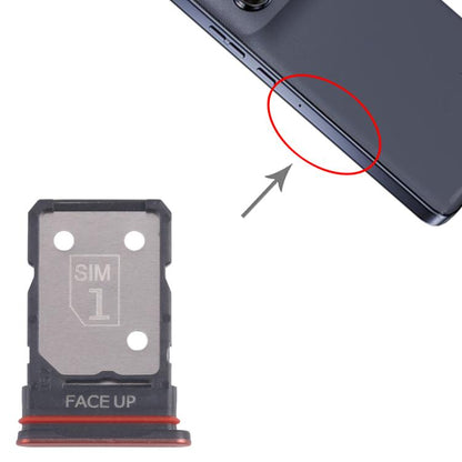 Original SIM Card Tray Set for Motorola Edge 50 Neo - 10pcs Replacement (Red)