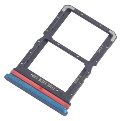 Original SIM Card Tray Set for Motorola Moto G71 5G (XT2169-1/XT2169-2) - 10pcs (Blue)