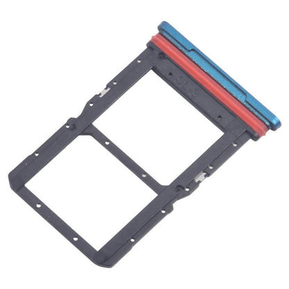 Original SIM Card Tray Set for Motorola Moto G71 5G (XT2169-1/XT2169-2) - 10pcs (Blue)