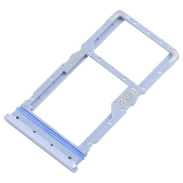 Original Replacement SIM & Micro SD Card Tray for Motorola Moto G31 XT2173-3 (10pcs, Blue)