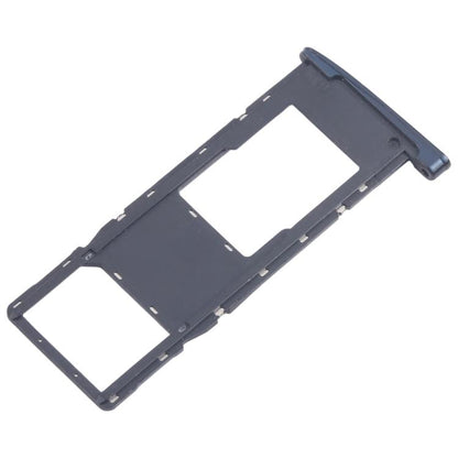 Original SIM and Micro SD Card Tray (Black) for Motorola Moto G6 Plus - 10pcs Replacement Set