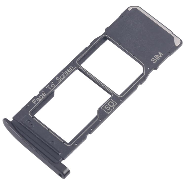 Motorola Moto G7 Plus - 10pcs Original SIM & Micro SD Card Tray (Black) - Replacement Part