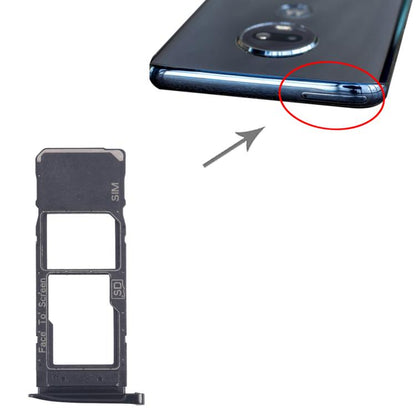 Motorola Moto G7 Plus - 10pcs Original SIM & Micro SD Card Tray (Black) - Replacement Part