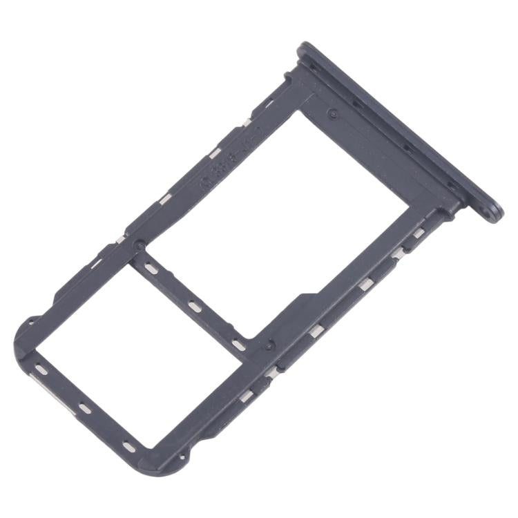 Original SIM & Micro SD Card Tray for Motorola Moto G60 - 10pcs Replacement (Black)