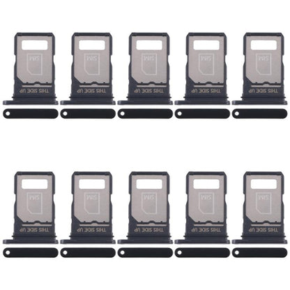 Original SIM Card Tray for Motorola Edge 40 Neo XT2307-1 (Black) - 10pcs Replacement Parts