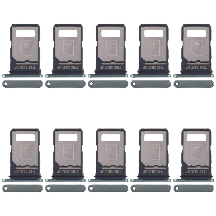 Original Green SIM Card Tray for Motorola Edge 40 Neo XT2307-1 - 10pcs Replacement Parts