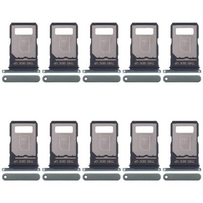Original Green SIM Card Tray for Motorola Edge 40 Neo XT2307-1 - 10pcs Replacement Parts