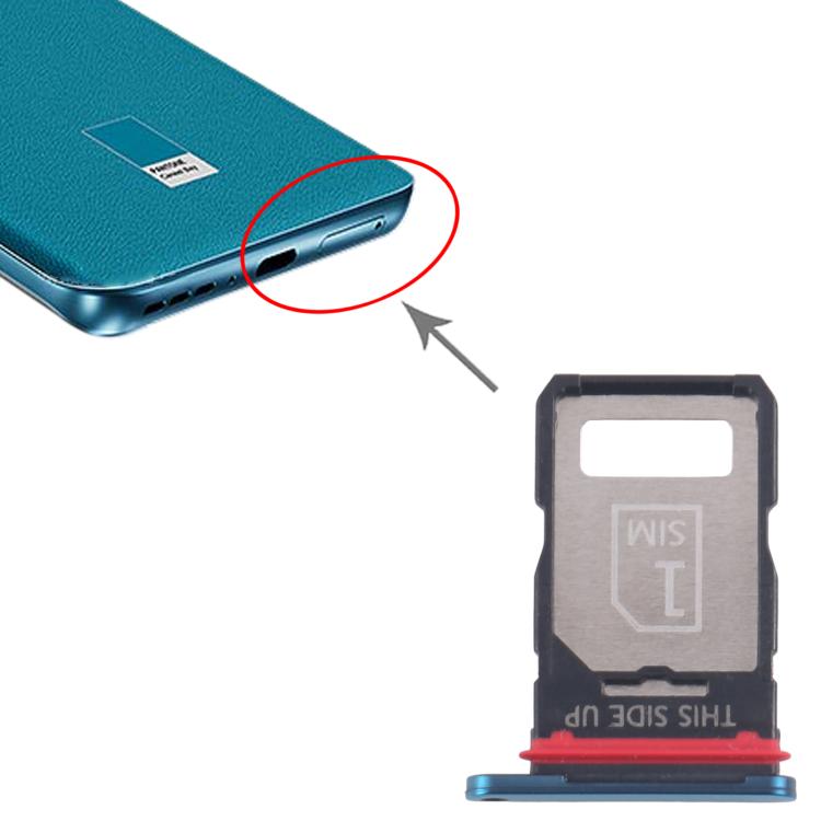 Original SIM Card Tray for Motorola Edge 40 Neo XT2307-1 (Blue) - 10pcs Replacement Parts
