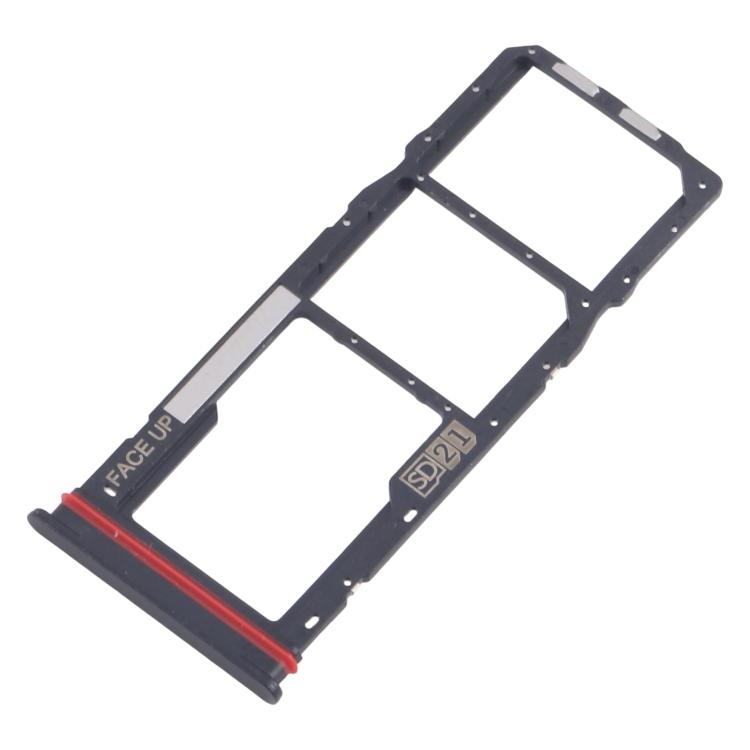 Motorola Moto G04 SIM Card Tray Set - 10pcs Original Black SIM & Micro SD Card Trays for Replacement