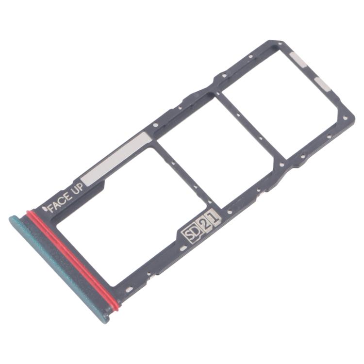 Original SIM Card Tray Set for Motorola Moto G04 - 10pcs (Includes SIM & Micro SD Card Trays, Green)