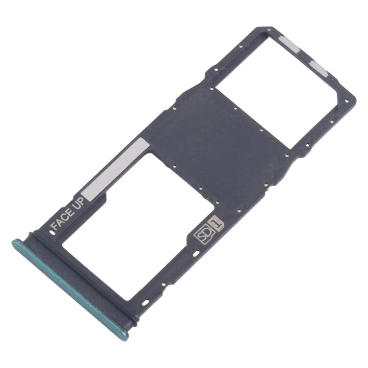 Original SIM Card Tray & Micro SD Card Tray for Motorola Moto G04 (10pcs, Green) - Replacement Parts