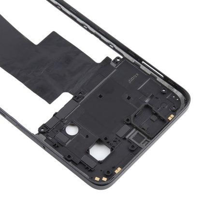 Genuine Black Middle Frame Bezel Plate for OPPO A58 4G (CPH2577) - Replacement Part, Fully Compatible
