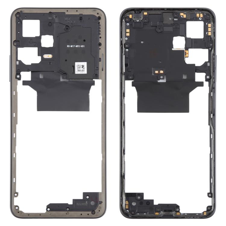 Xiaomi Redmi Note 12 5G Original Black Middle Frame Bezel Plate Replacement - Quality Checked