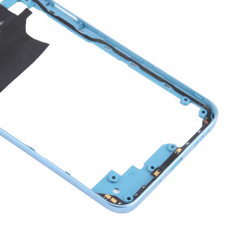 Xiaomi Redmi Note 12 5G Original Blue Middle Frame Bezel Plate Replacement - Compatible & Checked