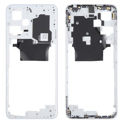 Original Middle Frame Bezel Plate for Xiaomi Redmi Note 12 5G (Silver) - Replacement Part, Fully Compatible