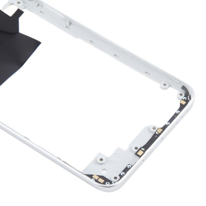 Original Middle Frame Bezel Plate for Xiaomi Redmi Note 12 5G (Silver) - Replacement Part, Fully Compatible