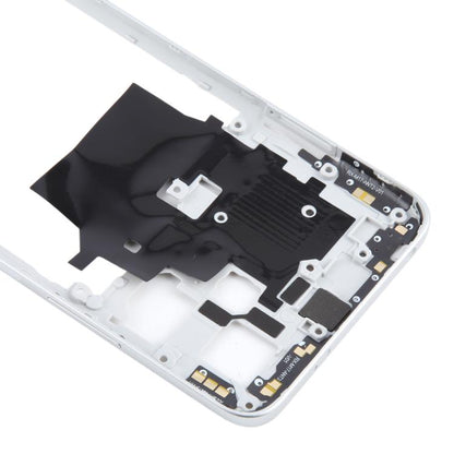 Original Middle Frame Bezel Plate for Xiaomi Redmi Note 12 5G (Silver) - Replacement Part, Fully Compatible
